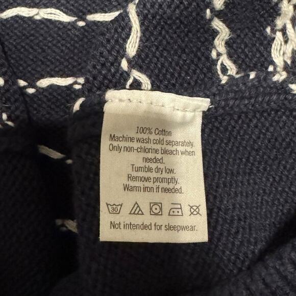 Janie and Jack Cotton Blue Sweater Vest Size 12-18 M - Picture 5 of 5